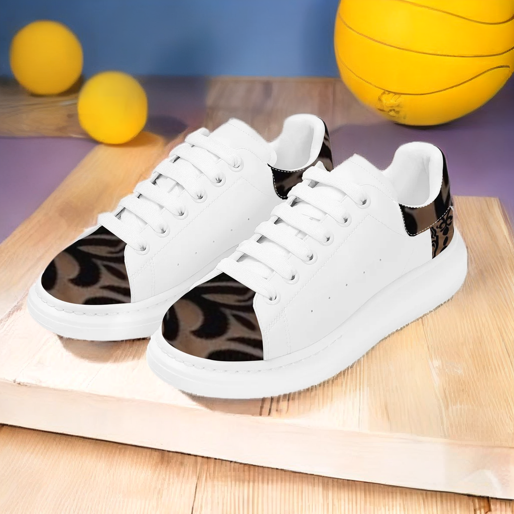 FZ Mens White Tongue Chunky Shoes - FZwear