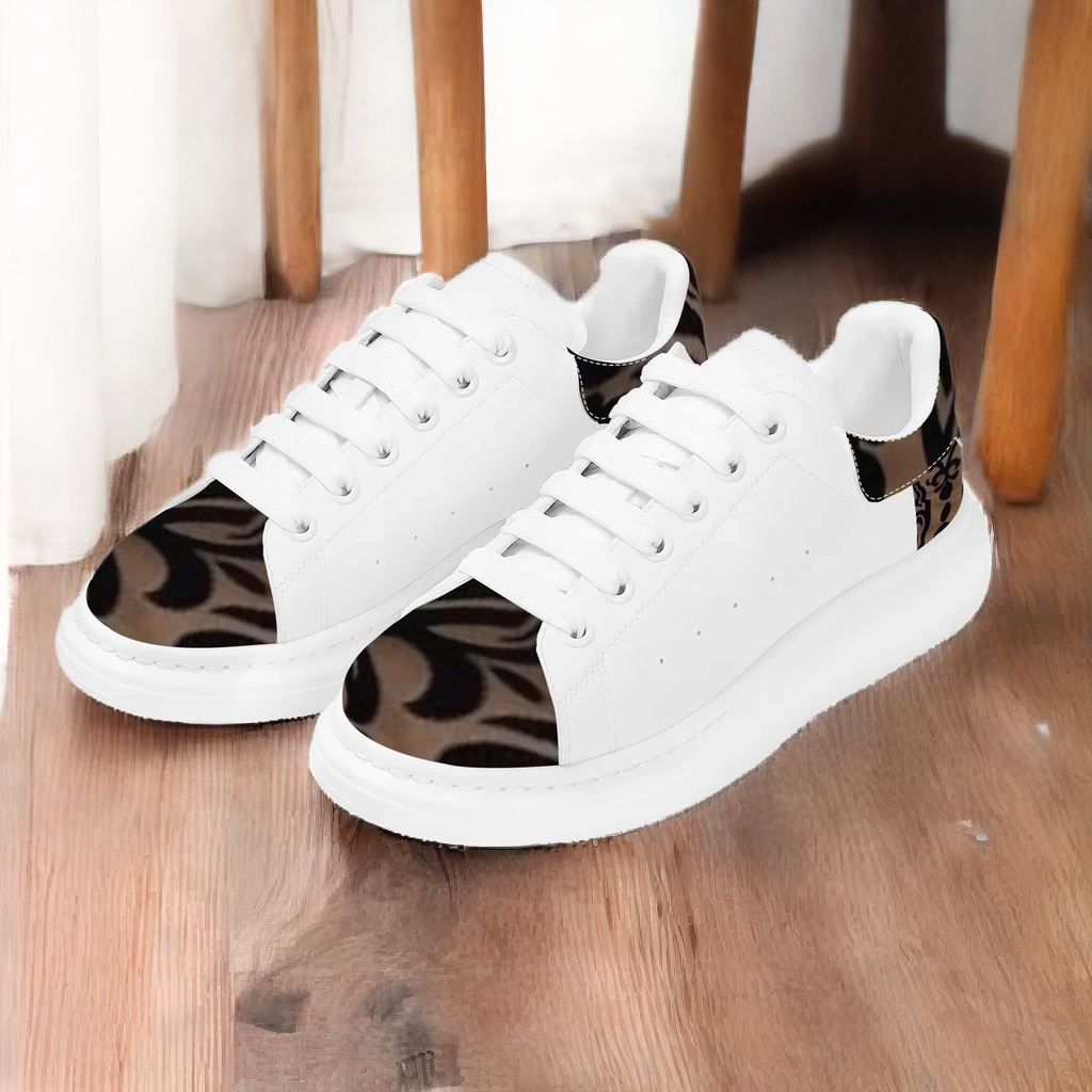 FZ Mens White Tongue Chunky Shoes - FZwear