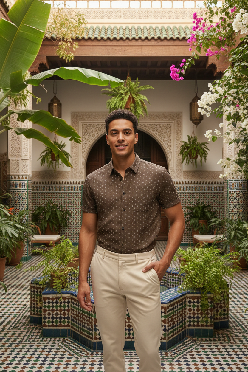 Moroccan model - Riad Courtyard