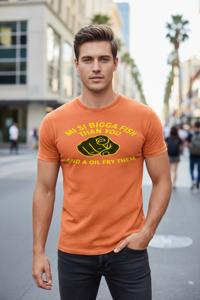 Orange - Caucasian Model