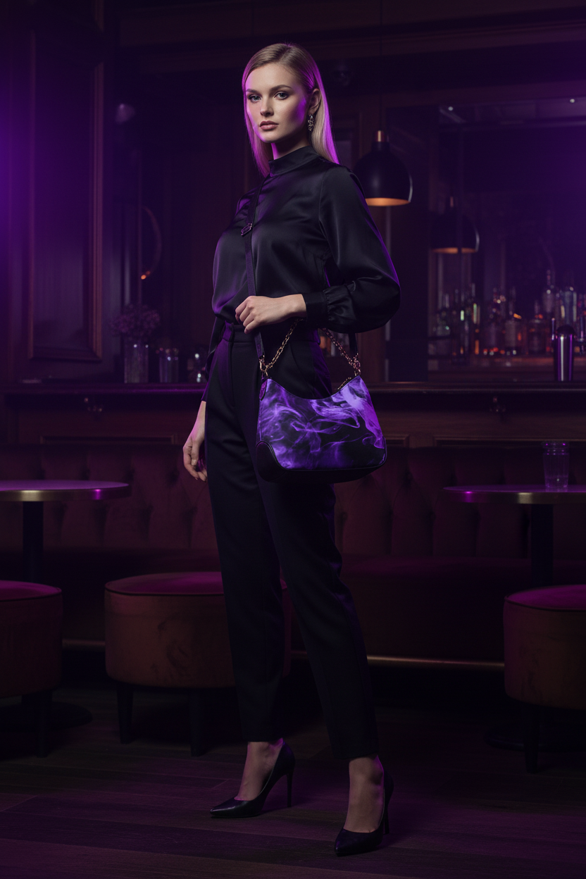 Purple Smoke Bag - Lounge