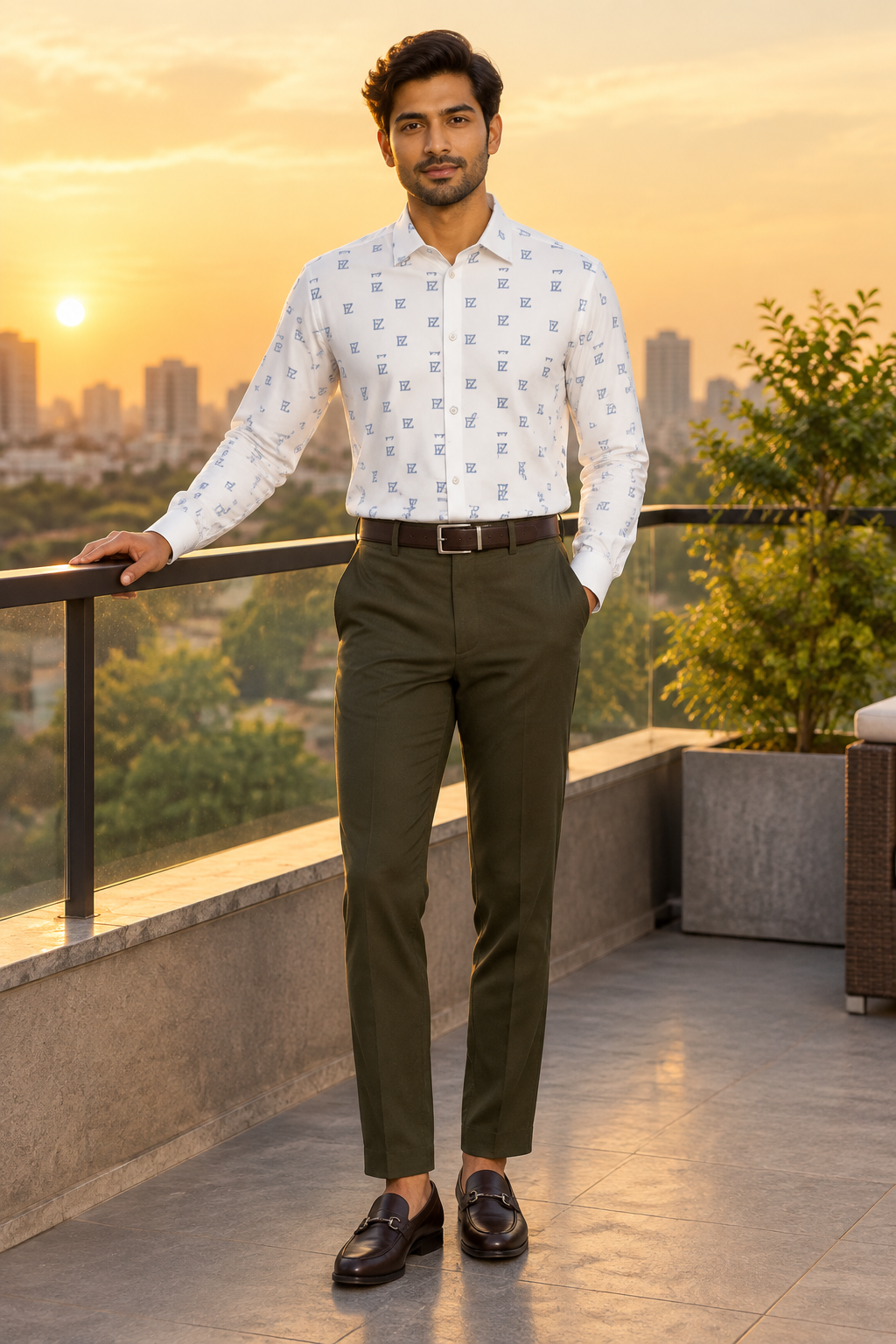 Rooftop terrace look