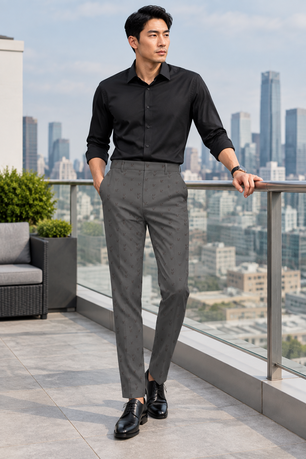 Rooftop terrace look