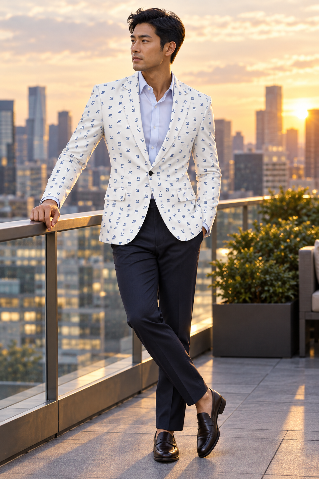 Rooftop terrace look
