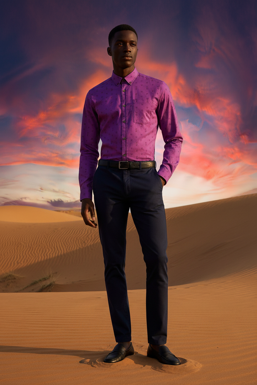 Senegalese model - Desert Sunset