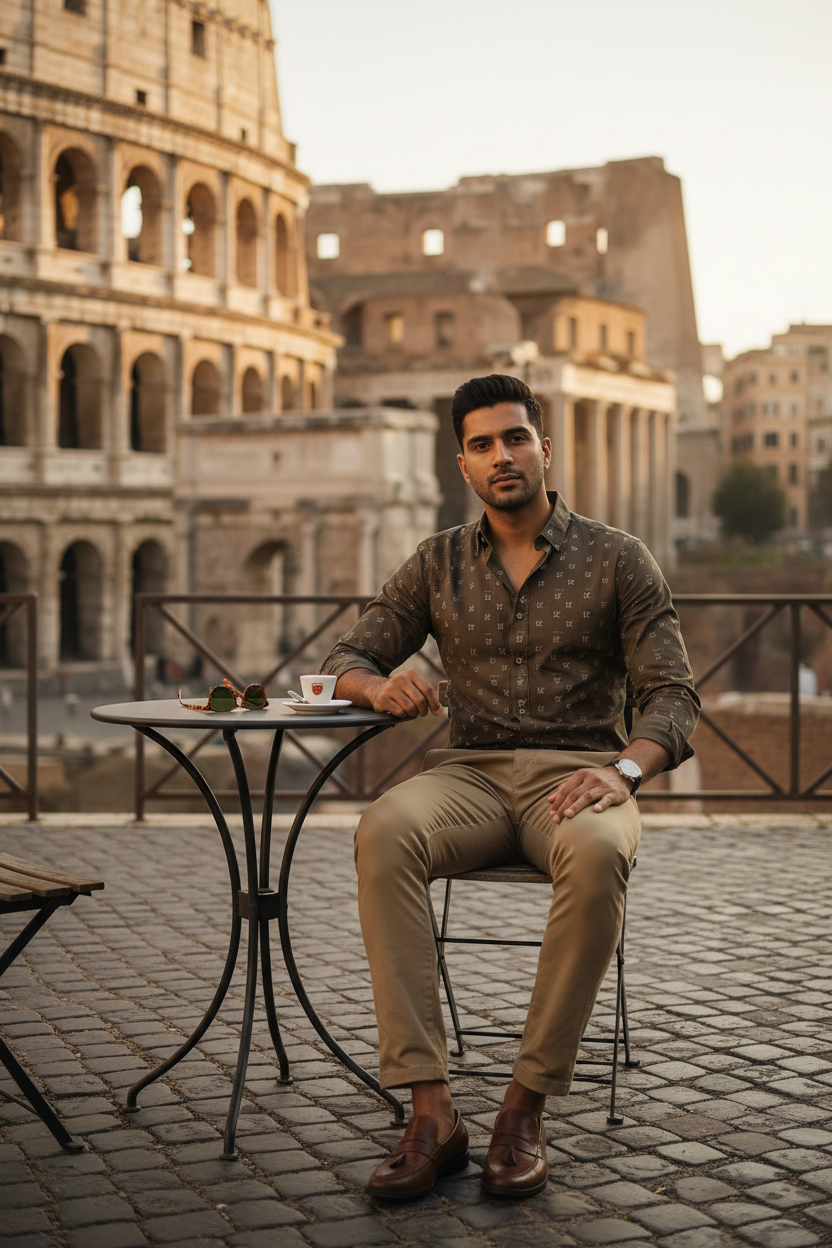 South Asian model - Rome Café