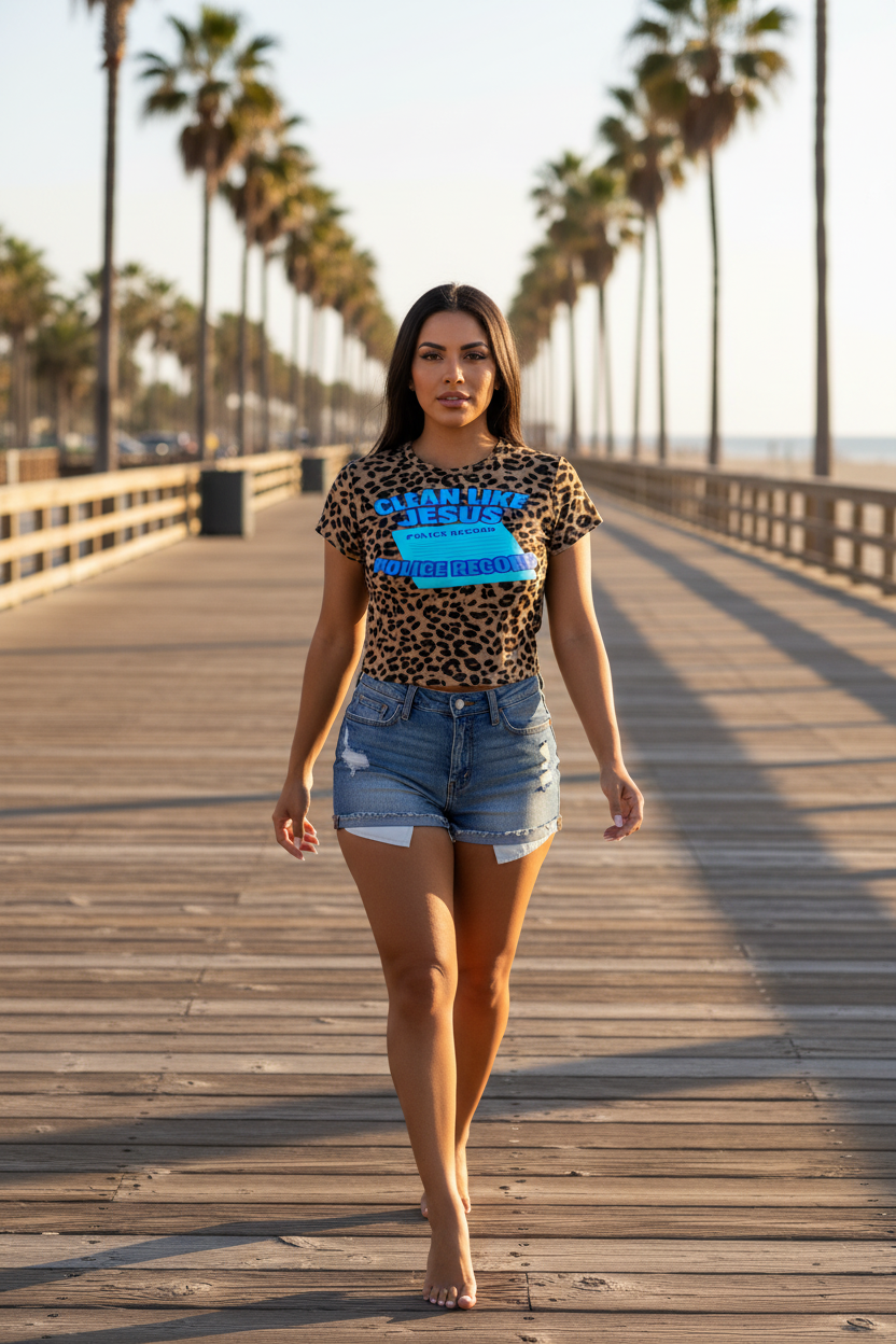 Tan Clean Jesus Tee - Beach