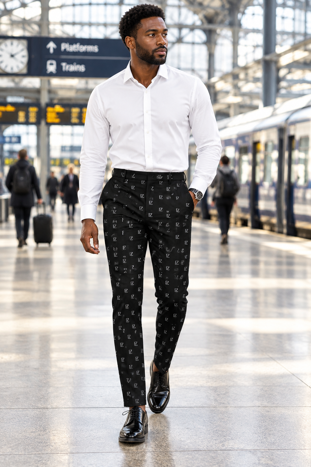 Train station look