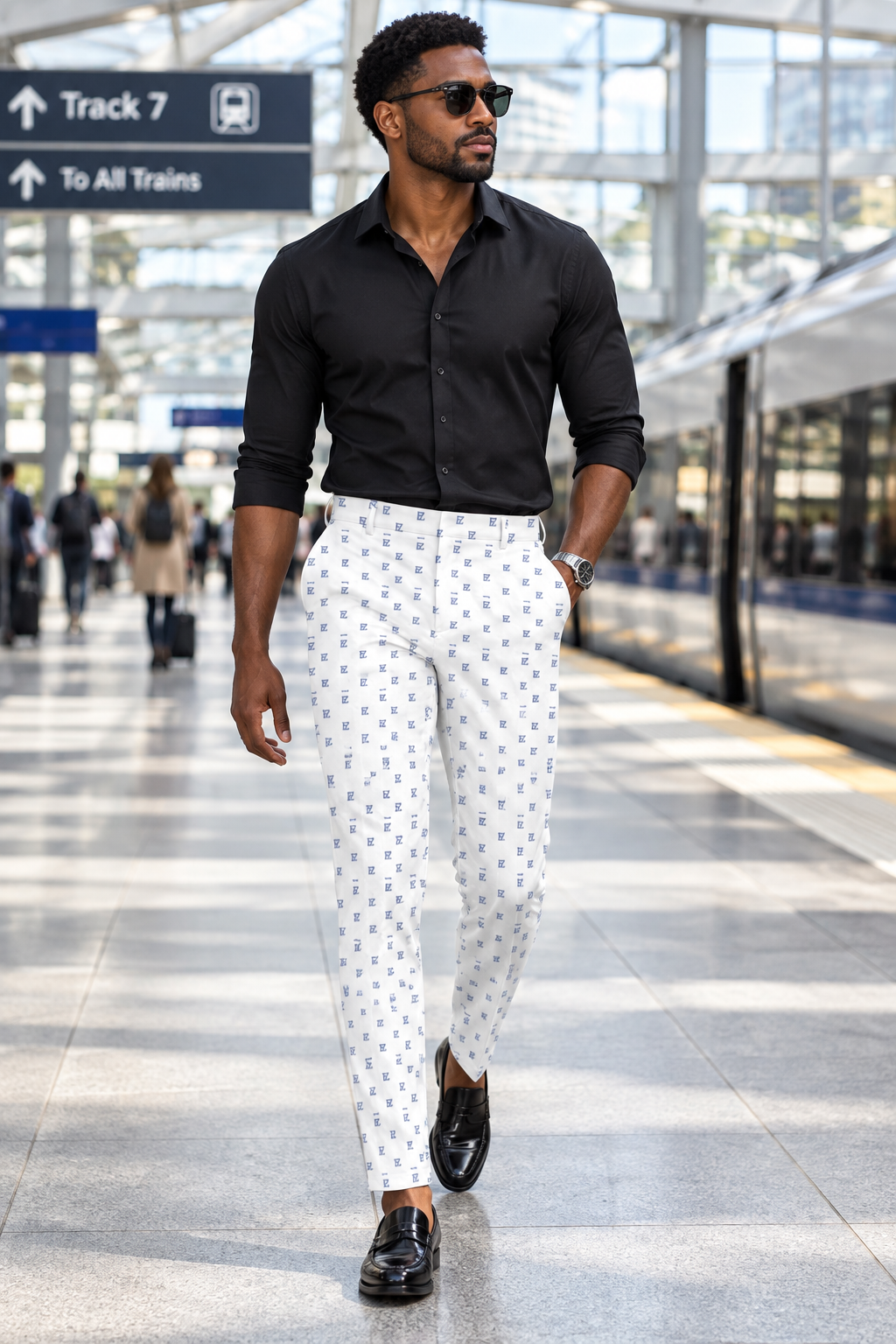 Train station look