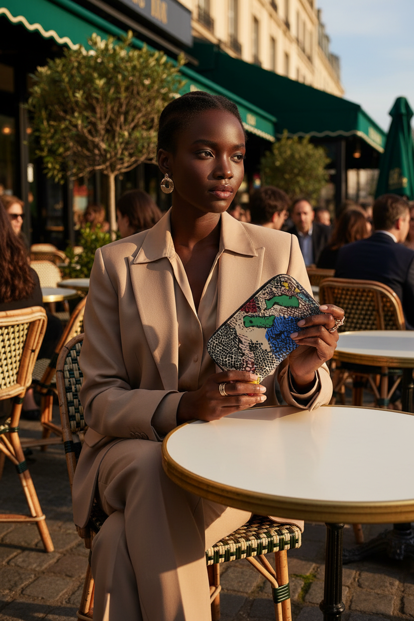 Wallet - Black woman café