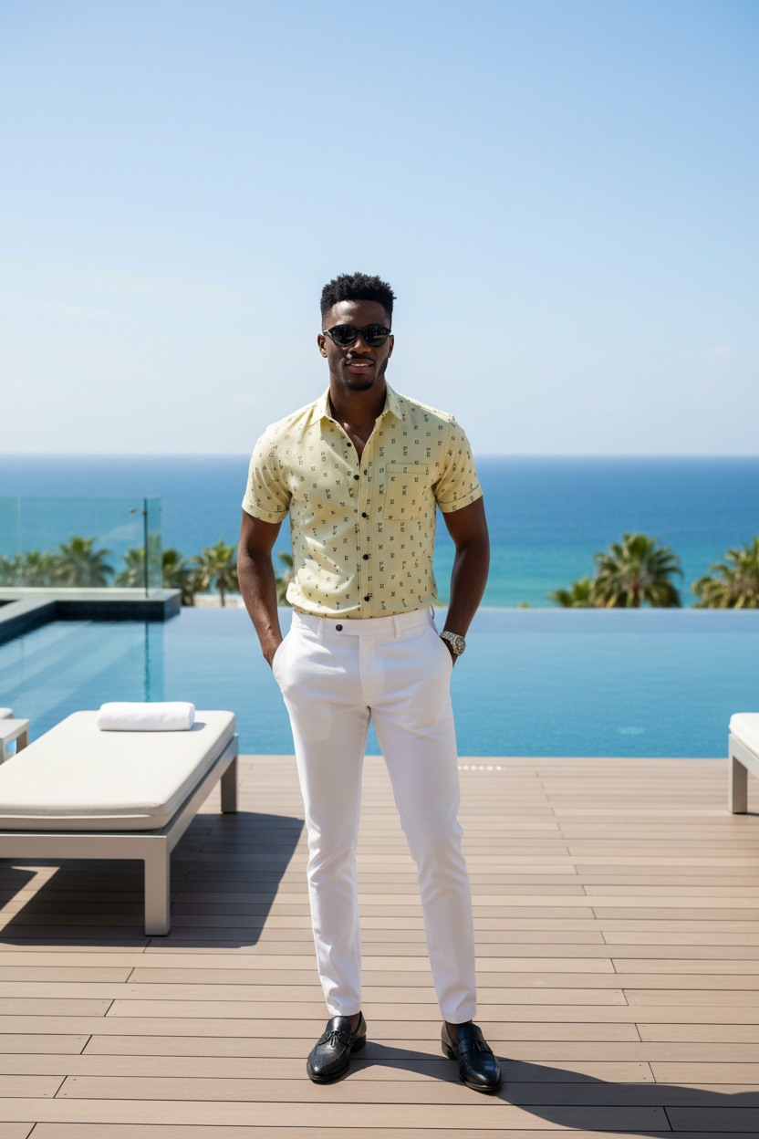 West African model - Rooftop Pool