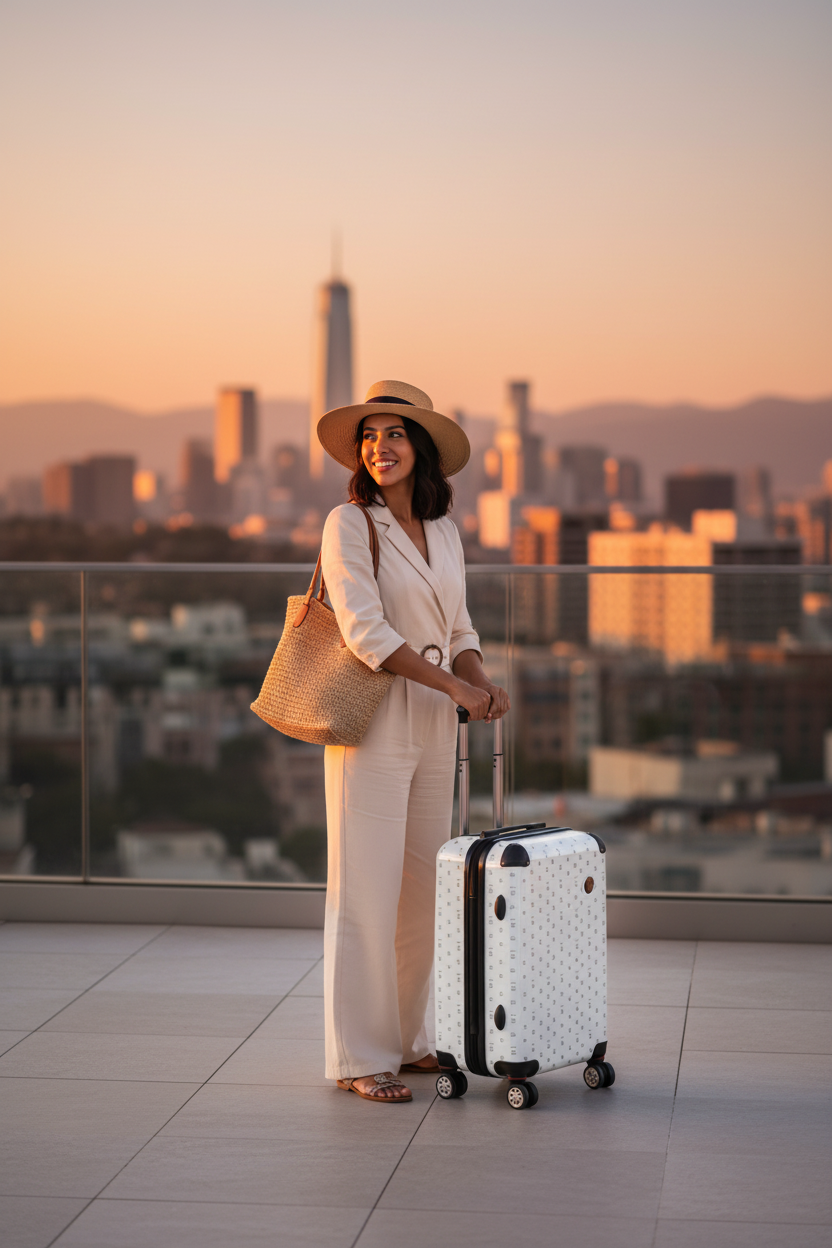 White Suitcase - Rooftop