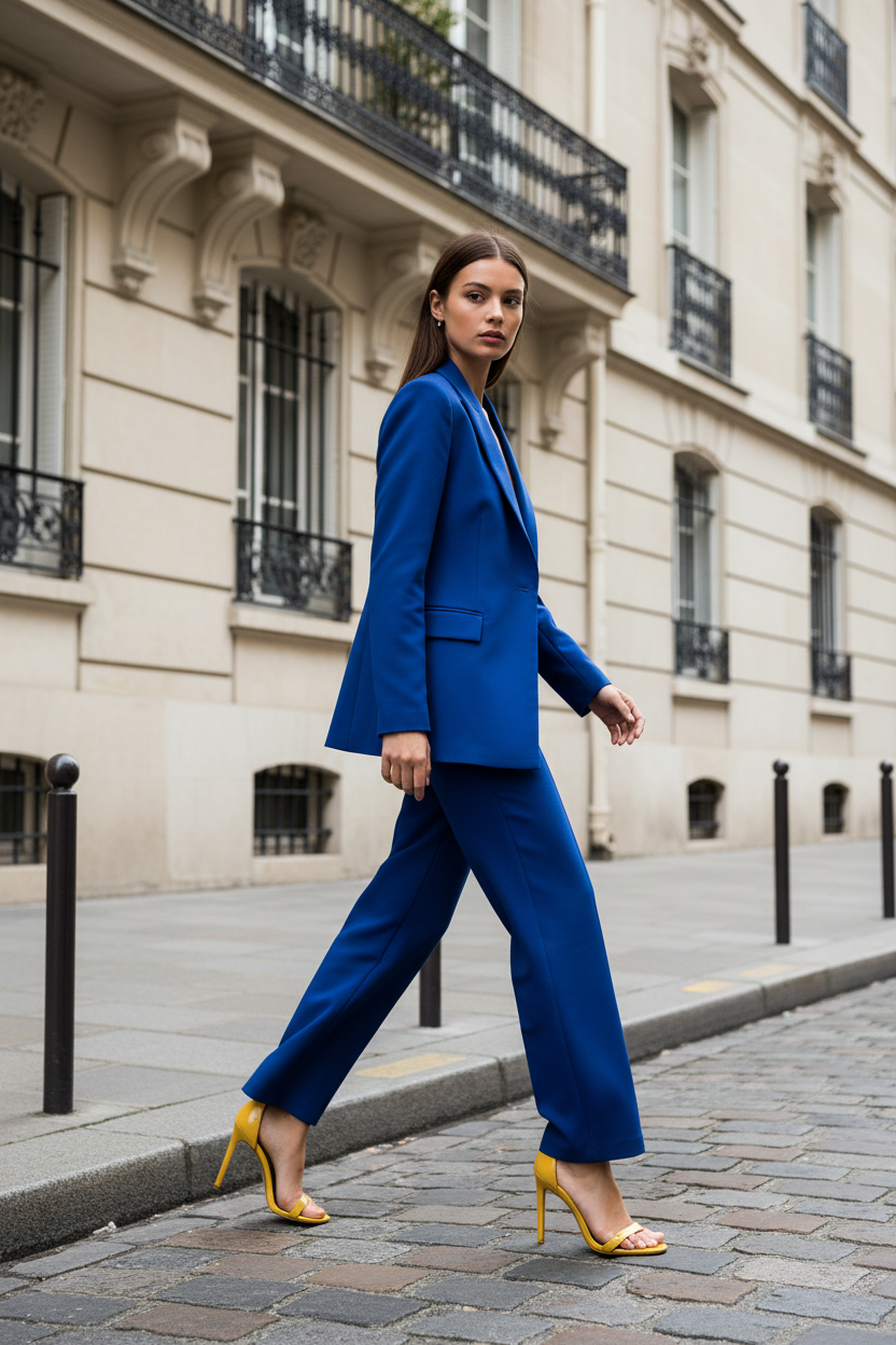 Yellow Sandals - Paris Street