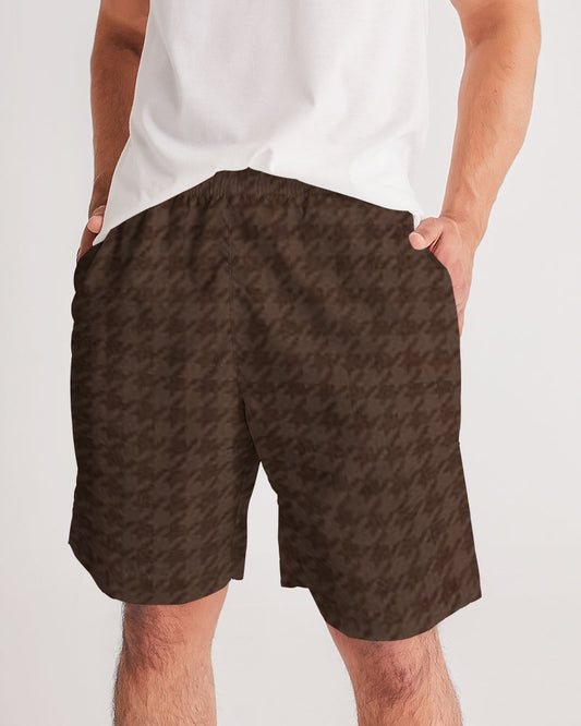 fz plaid men's jogger shorts