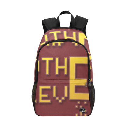 fz yellow levels backpack one size / fz levels backpack - burgundy all-over print unisex casual backpack with side mesh pockets (model 1659)