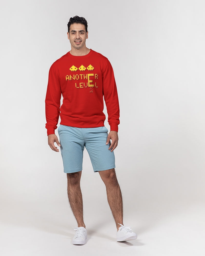 fire flite men's classic french terry crewneck pullover