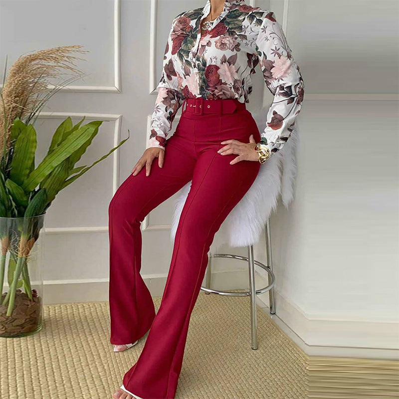 fz women's wide-leg pants suit