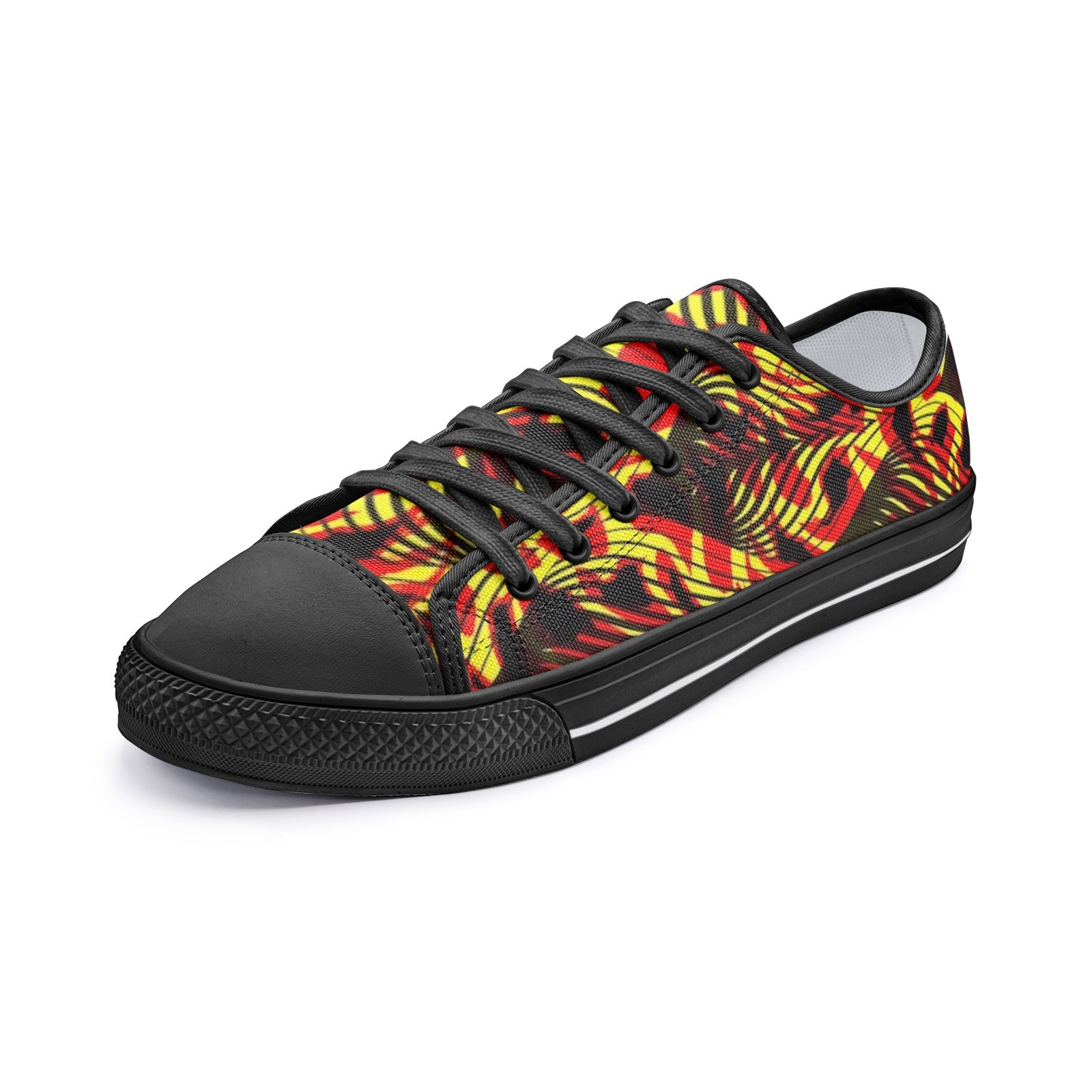 FZ African Print Unisex Low Top Canvas Shoes - FZwear