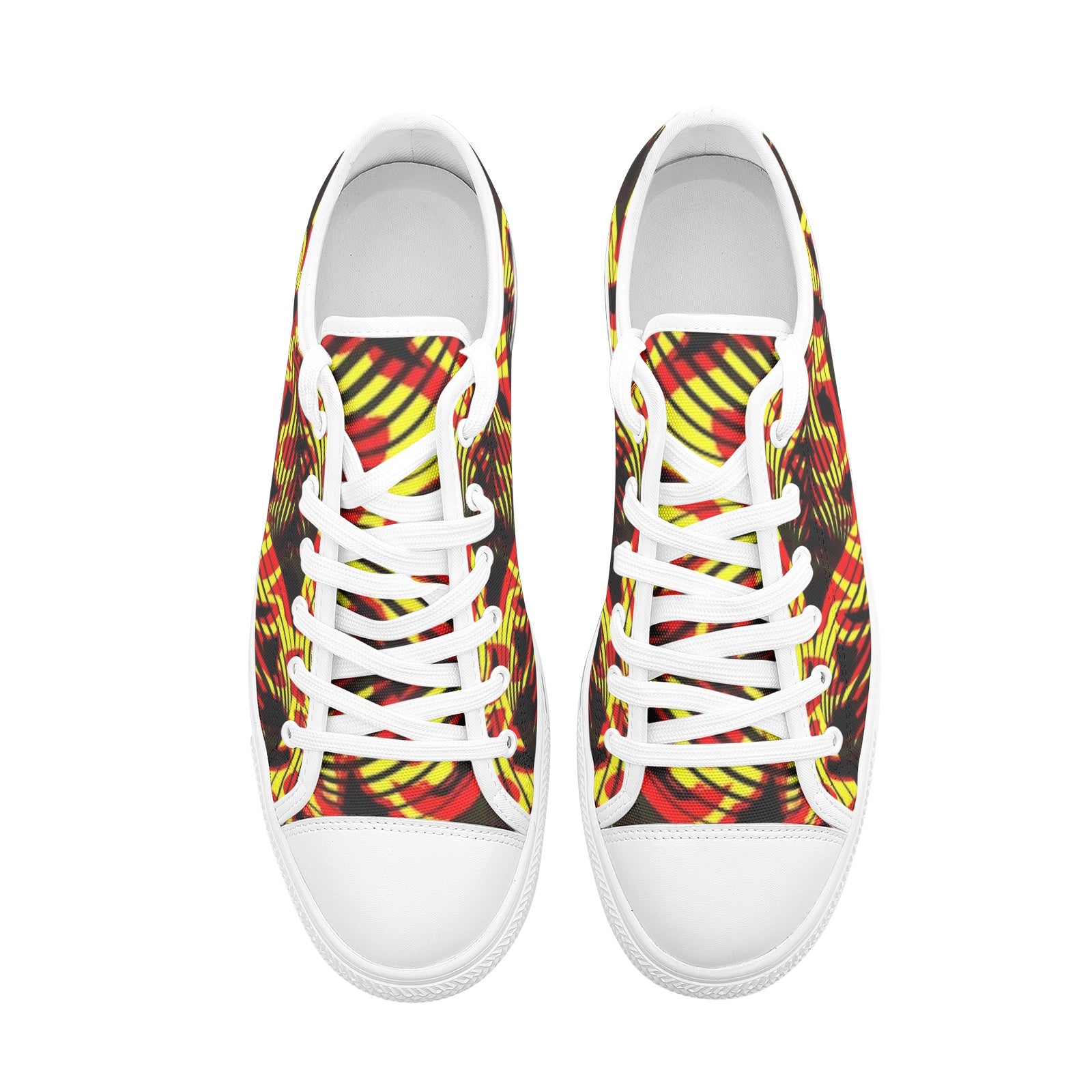 FZ African Print Unisex Low Top Canvas Shoes - FZwear