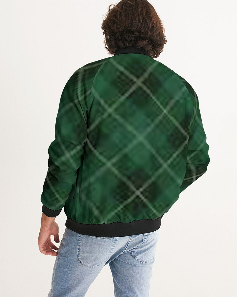 fzwear plaid men's bomber jacket