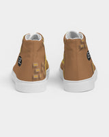 tan flite men's hightop canvas shoe