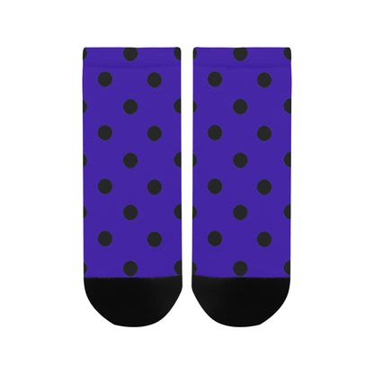 fz women's dot ankle socks one size / fz dot socks - blue women's ankle socks