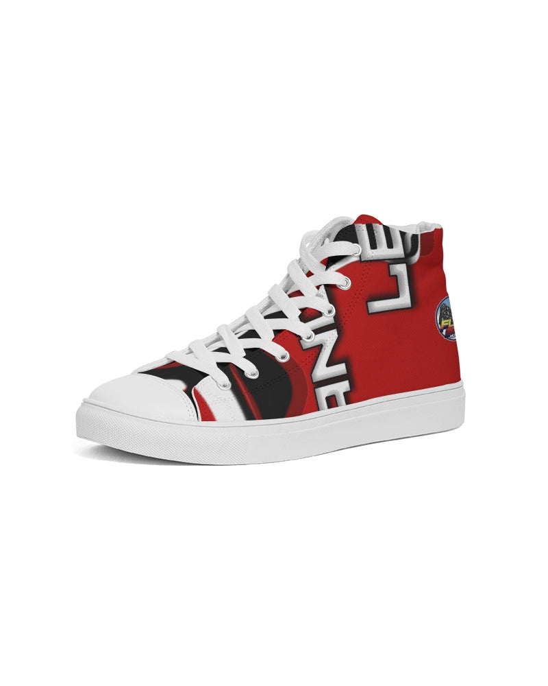 fire zone men's hightop canvas shoe