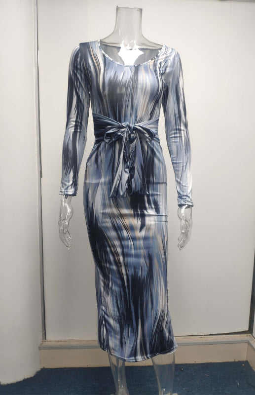 FZ Women's Printed V-Neck Dress - FZwear