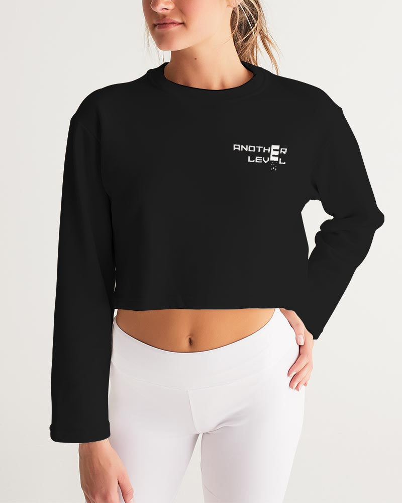 black zone women's cropped sweatshirt