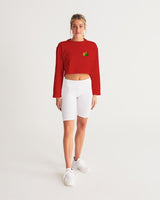 red zone women's cropped sweatshirt