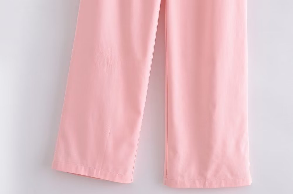 FZ Women's Decorated Row Wide Leg Pants Suit - FZwear