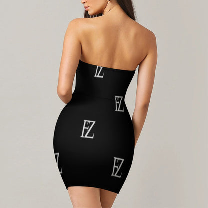 FZ Women's  Slim Fit Tube Top Dress