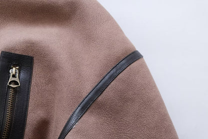 FZ Women's Double Sided Fleece Loose Lapels Jacket - FZwear
