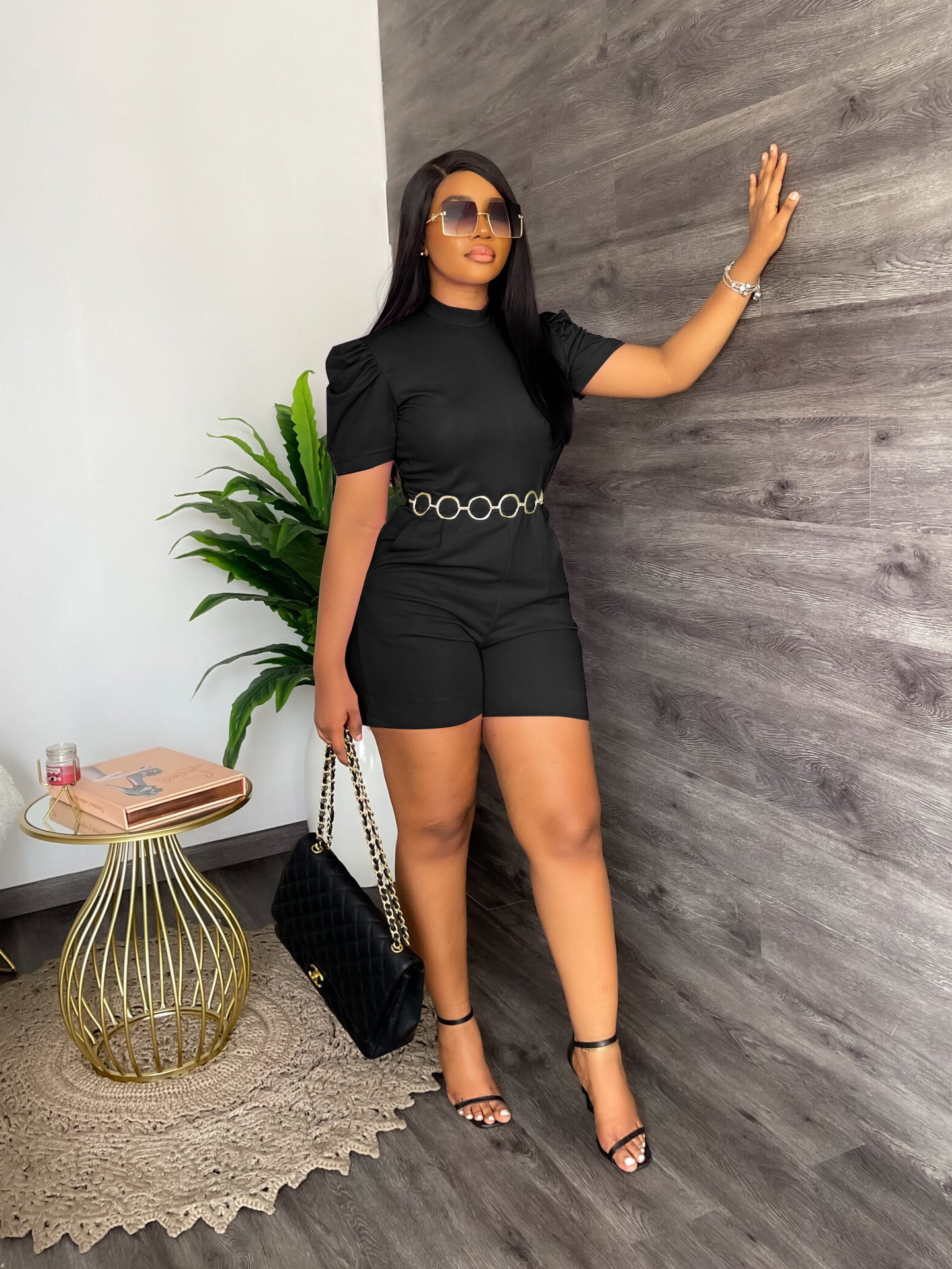 FZ Women's Round Neck Waist Controlled Casual Jumpsuit - FZwear