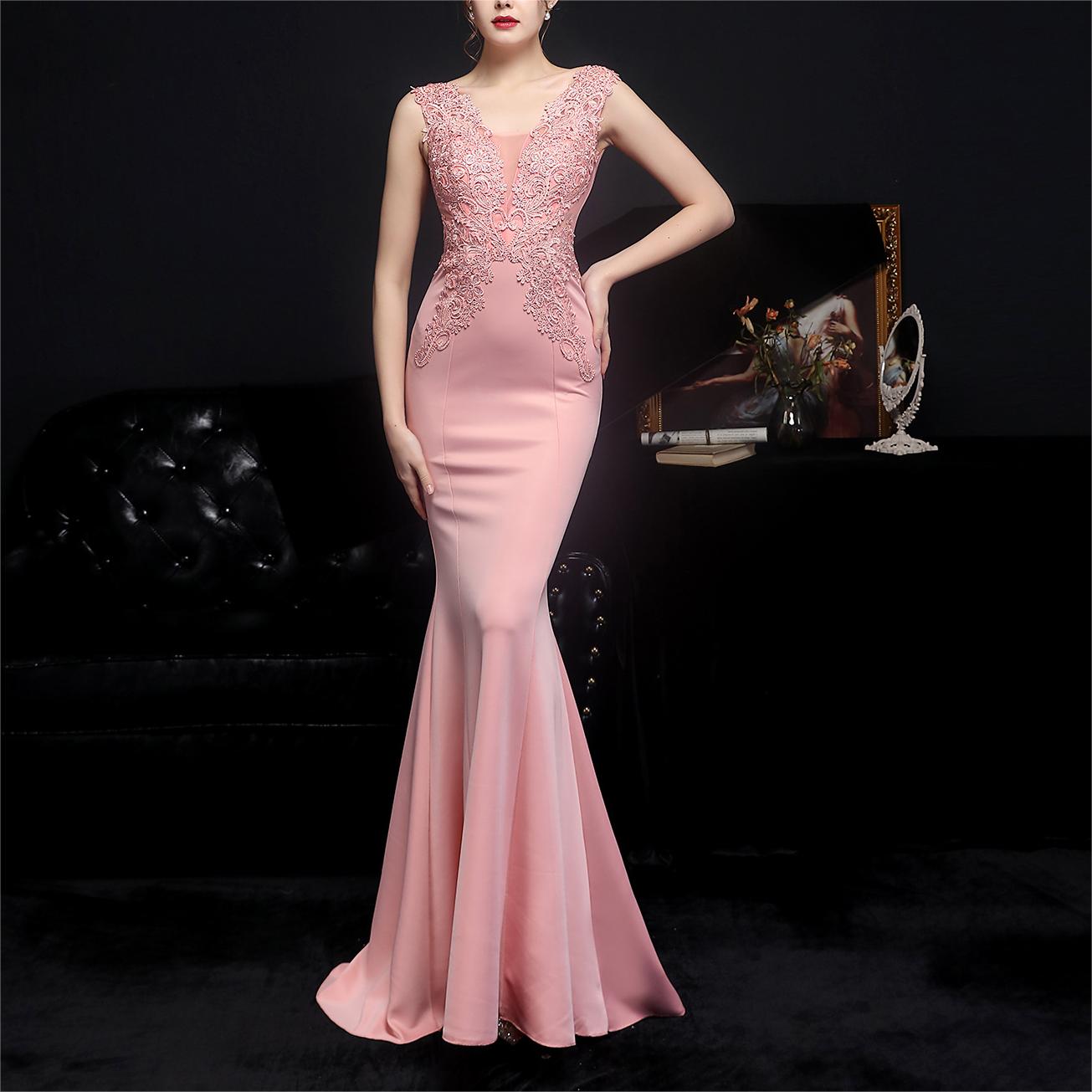 FZ Women's Diamond Toast Fishtail Dress Evening Dress - FZwear