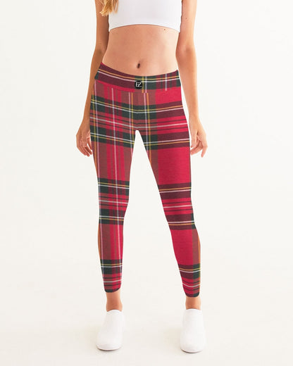 fz plaid too women's yoga pants