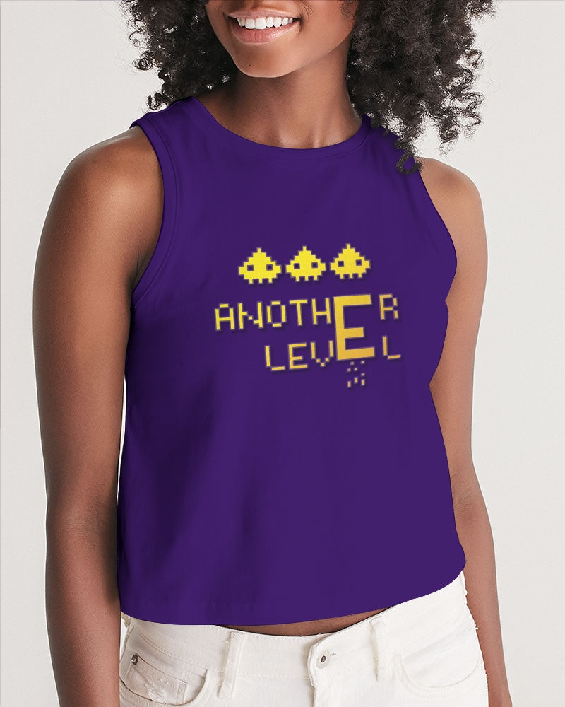 purple flite reloaded women's cropped tank