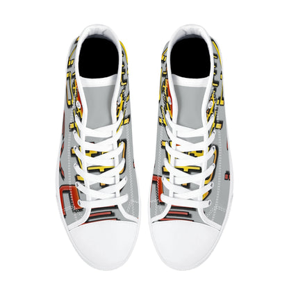 FZ Men's High Top Canvas Shoes - FZwear