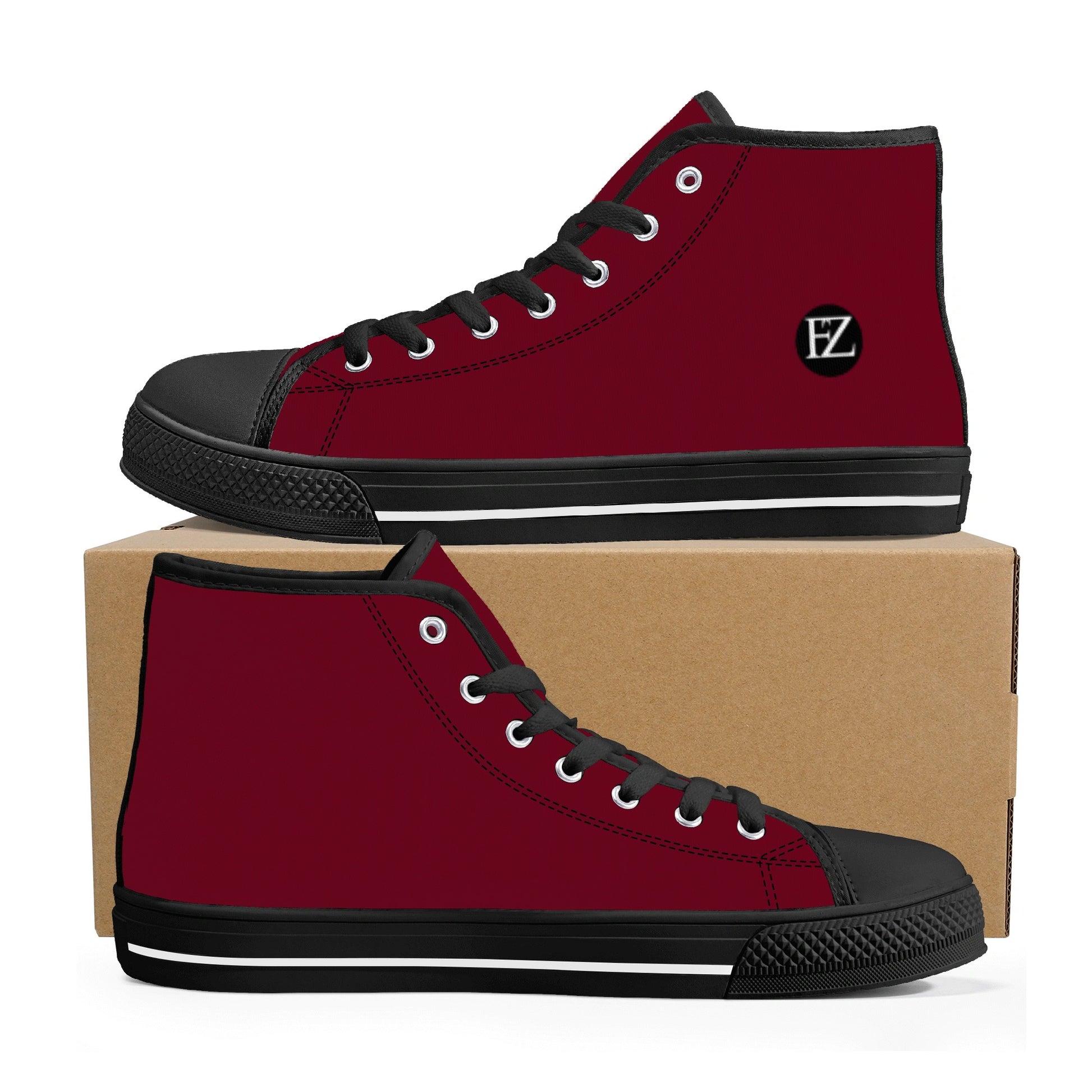 FZ Men's High Top Canvas Shoes - FZwear