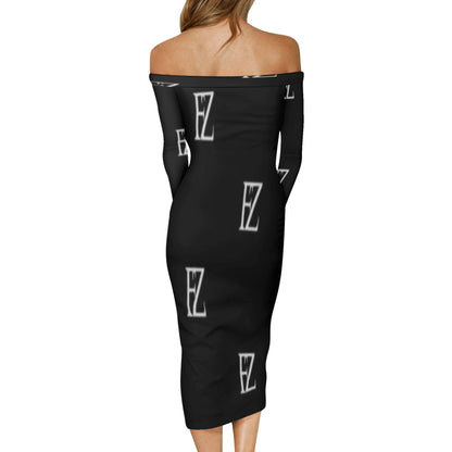 FZ Women's Long Sleeve Off The Shoulder Dress - FZwear