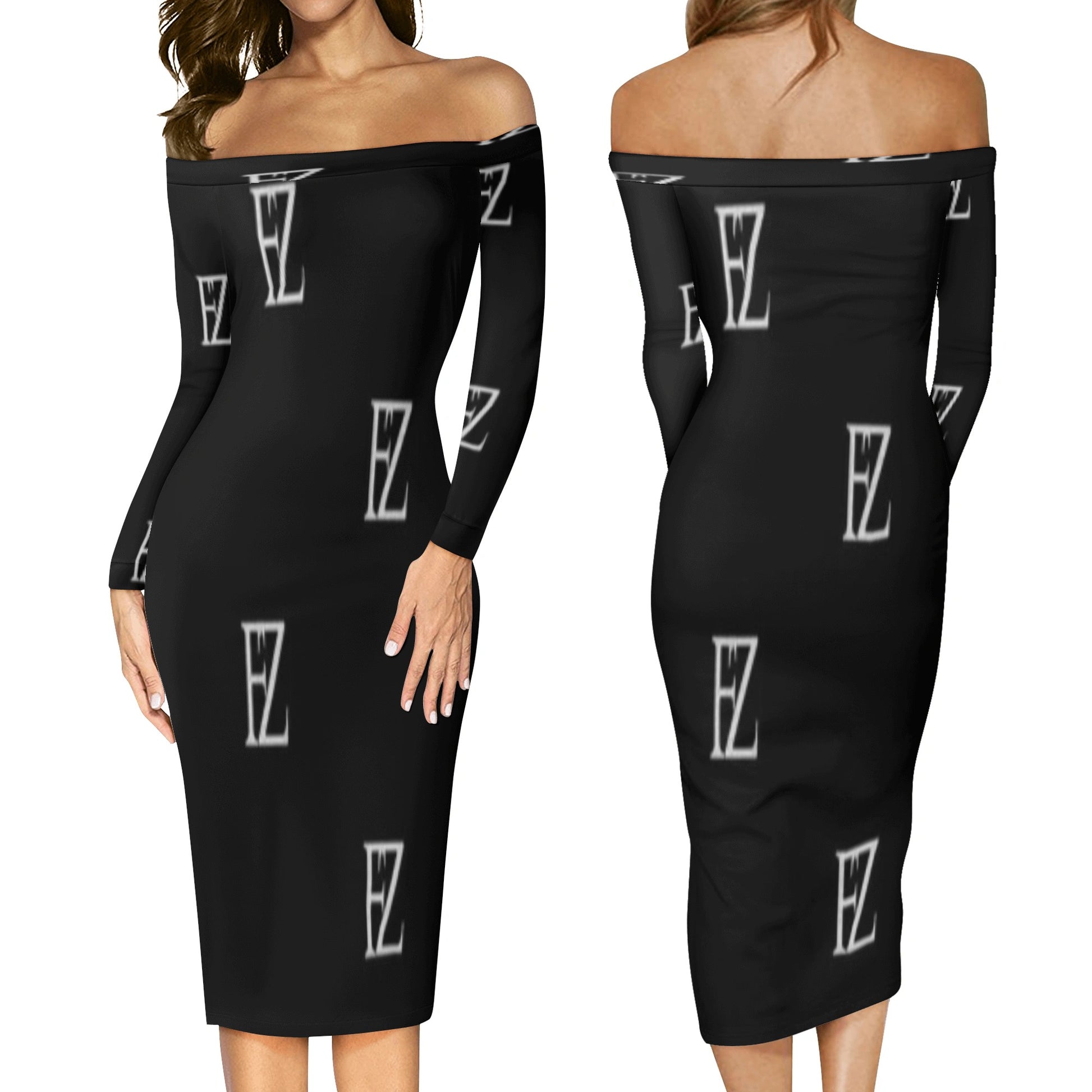 FZ Women's Long Sleeve Off The Shoulder Dress - FZwear