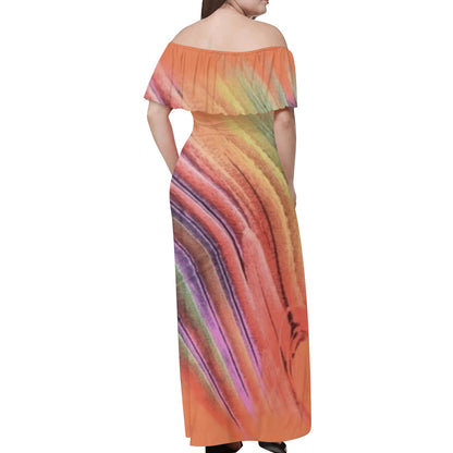 FZ Women's Off-shoulder Long Dress - FZwear