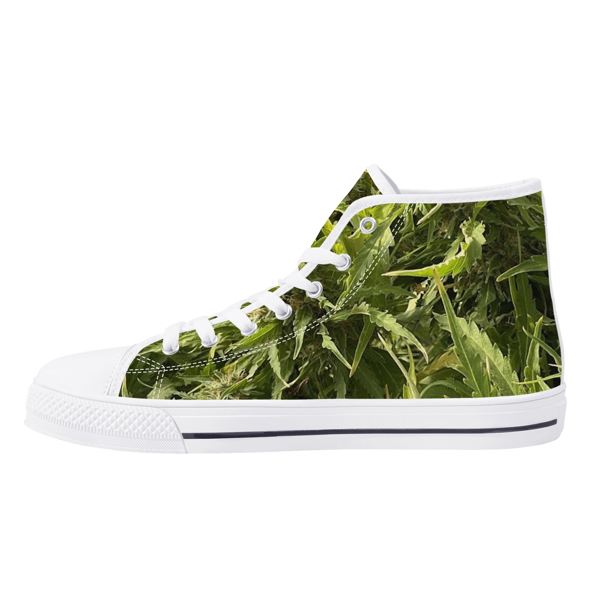 FZ Men's High Top Weed Canvas Shoes - FZwear