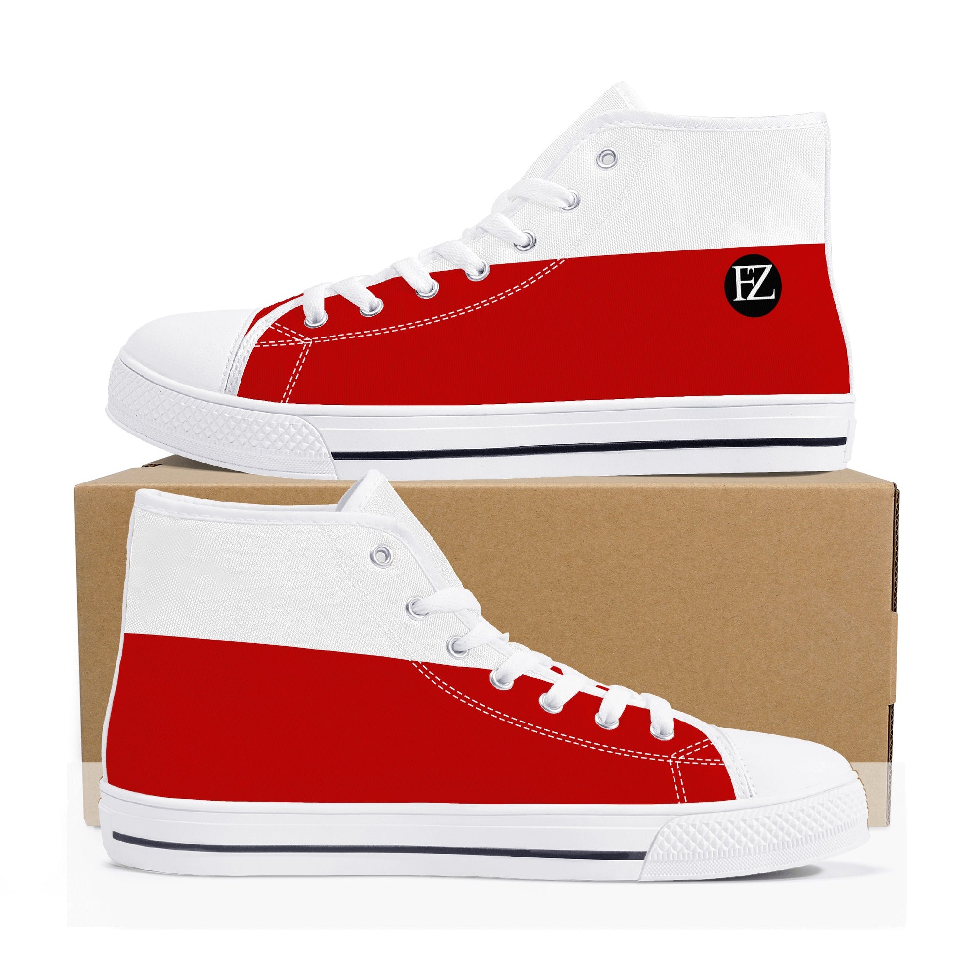 FZ Men's High Top Canvas Shoes - FZwear