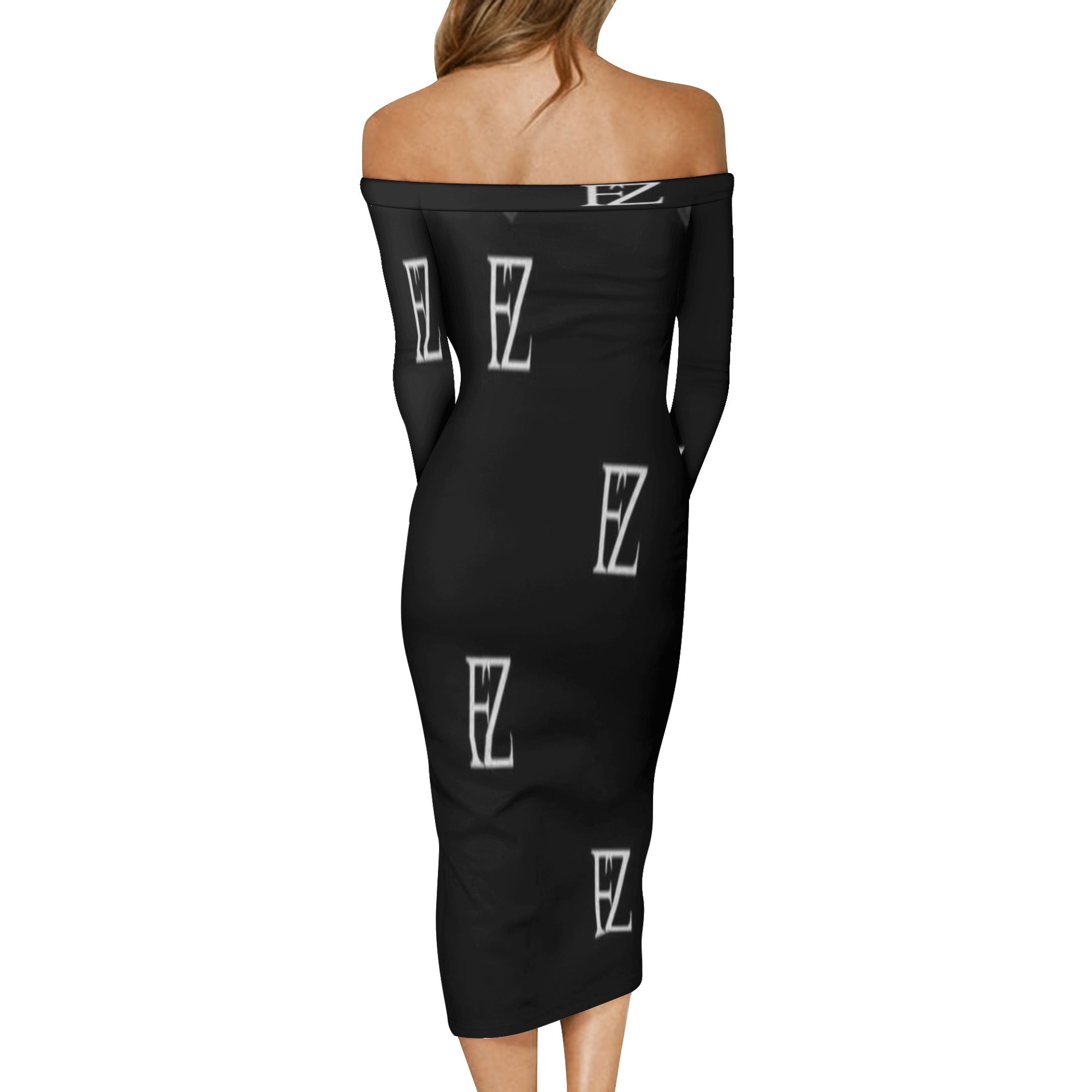 FZ Women's Long Sleeve Off The Shoulder Dress - FZwear