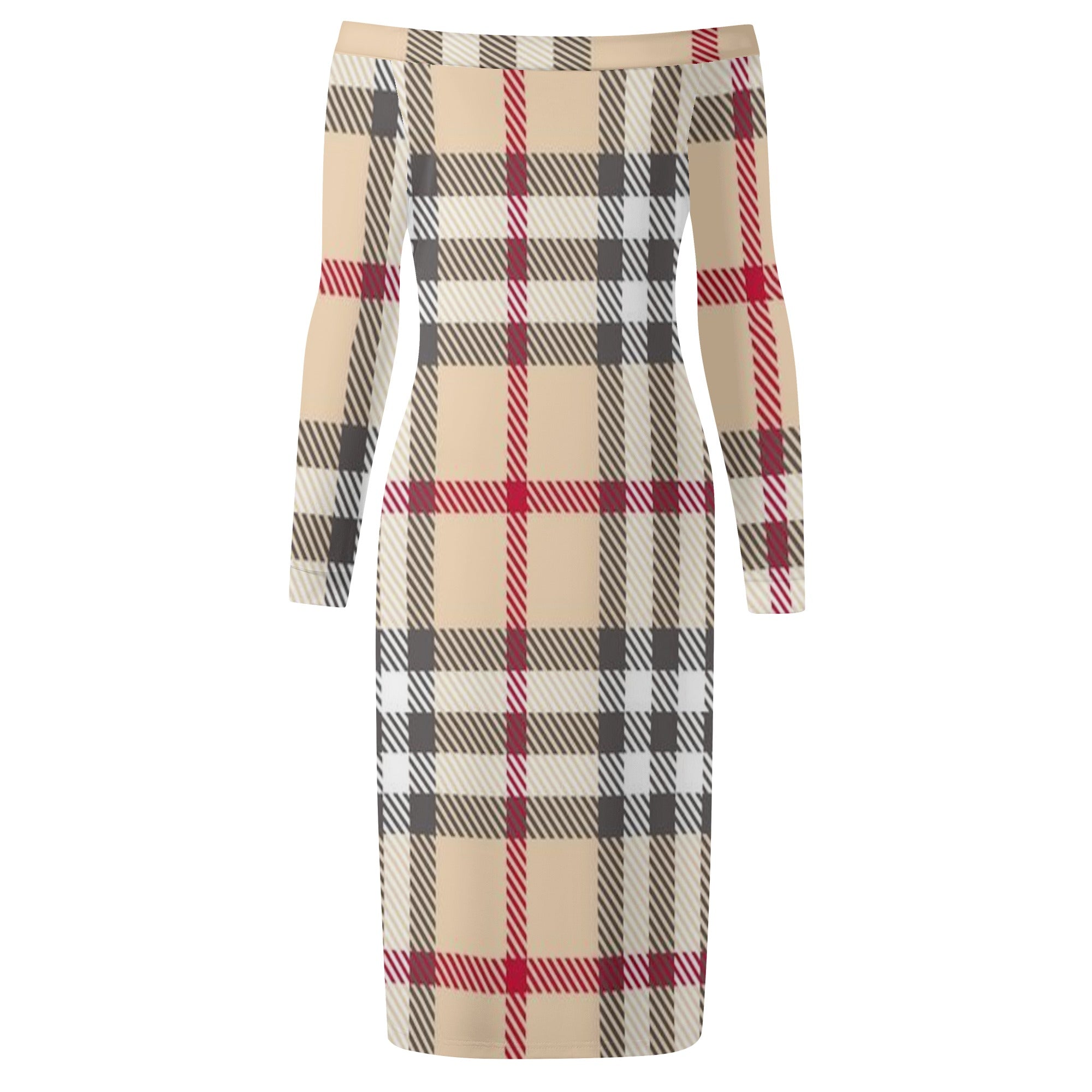 FZ Women's Long Sleeve Off The Shoulder Dress - FZwear