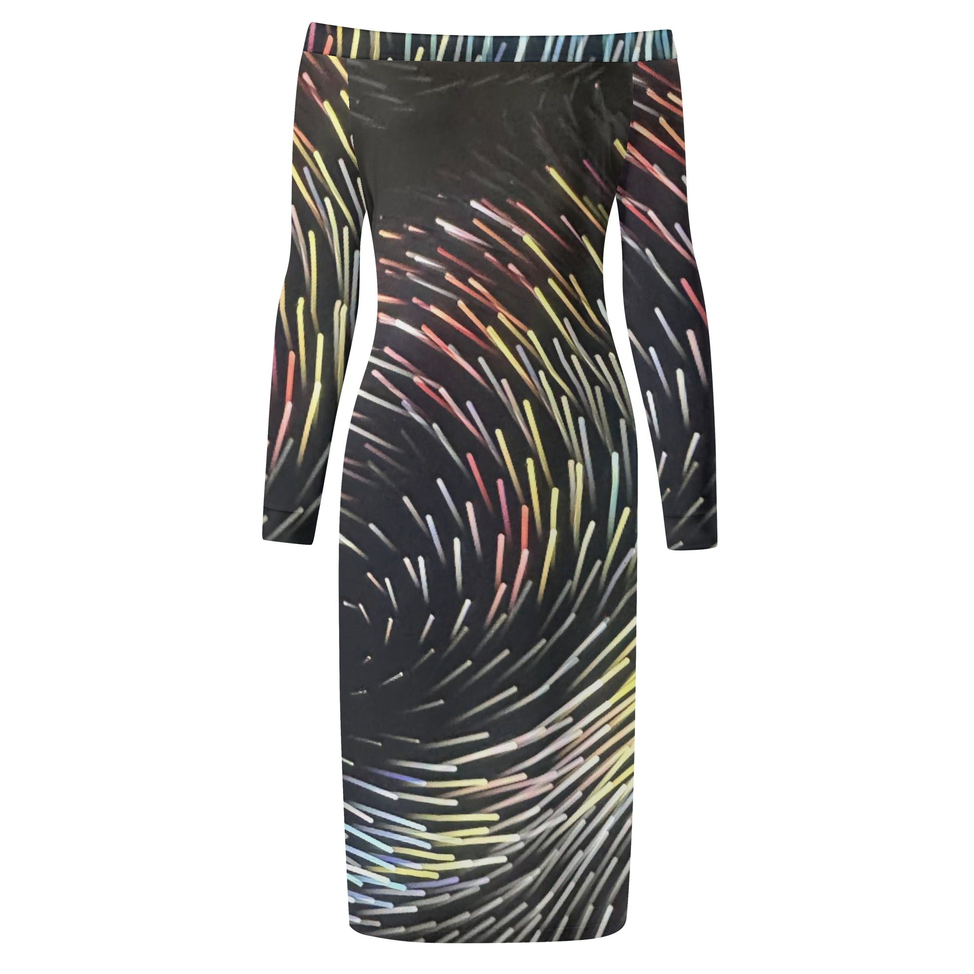 FZ Women's Long Sleeve Off The Shoulder Dress - FZwear