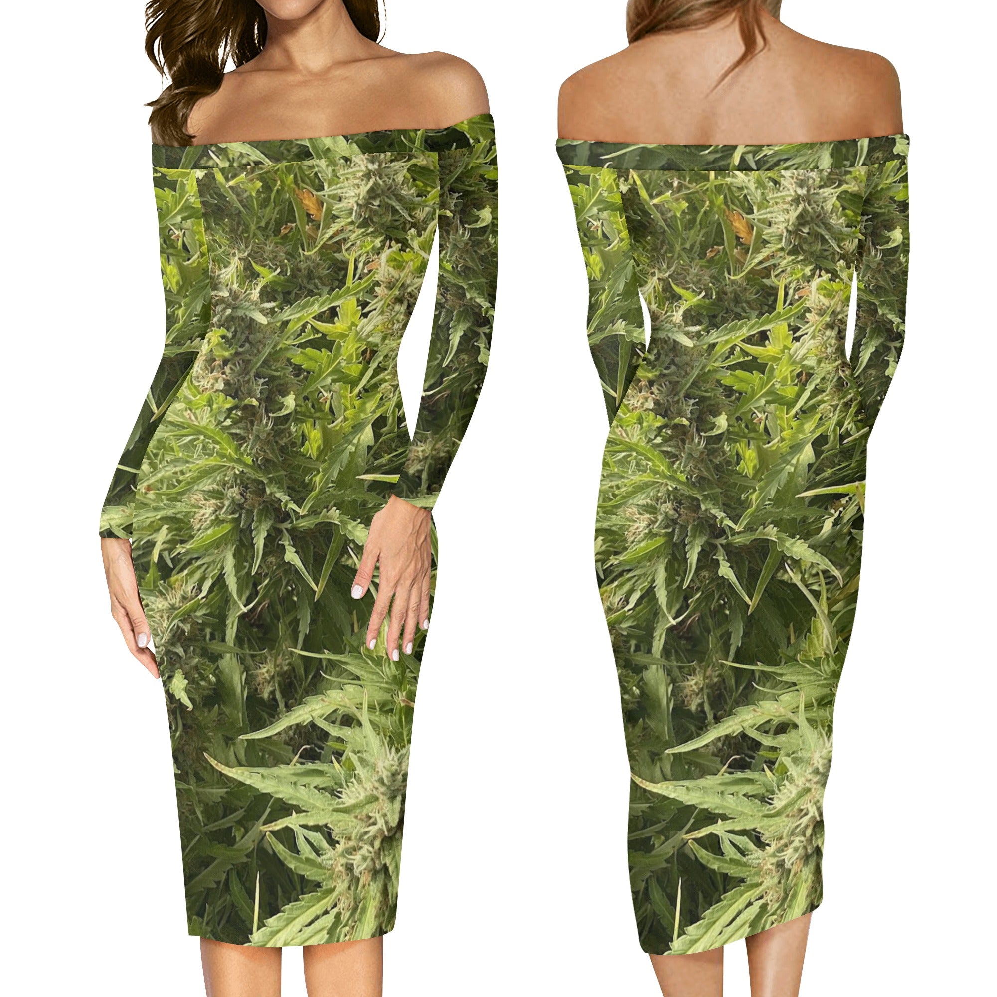 FZ Women's Long Sleeve Off The Shoulder Dress - FZwear