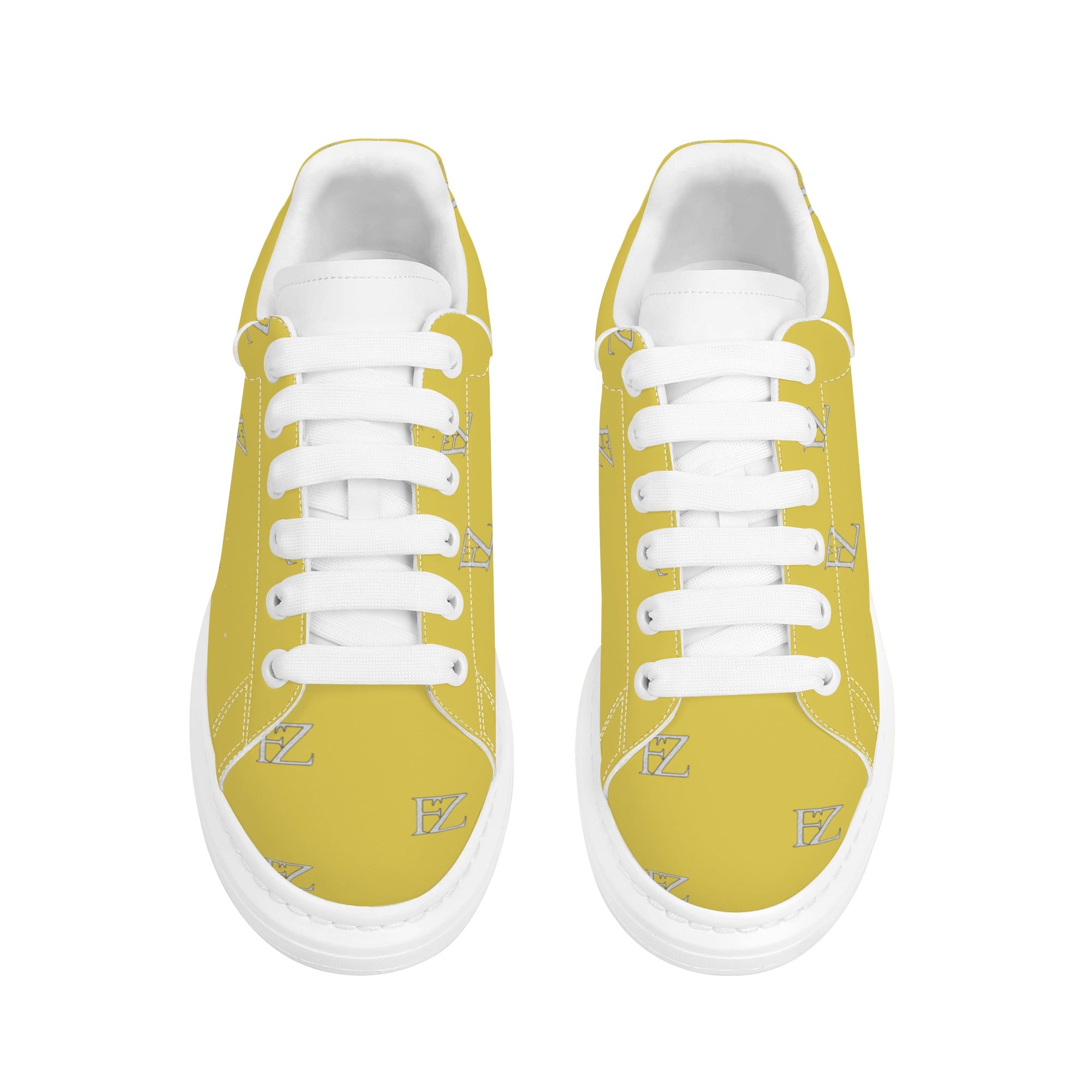 FZ Men's White Tongue Chunky Shoes - FZwear