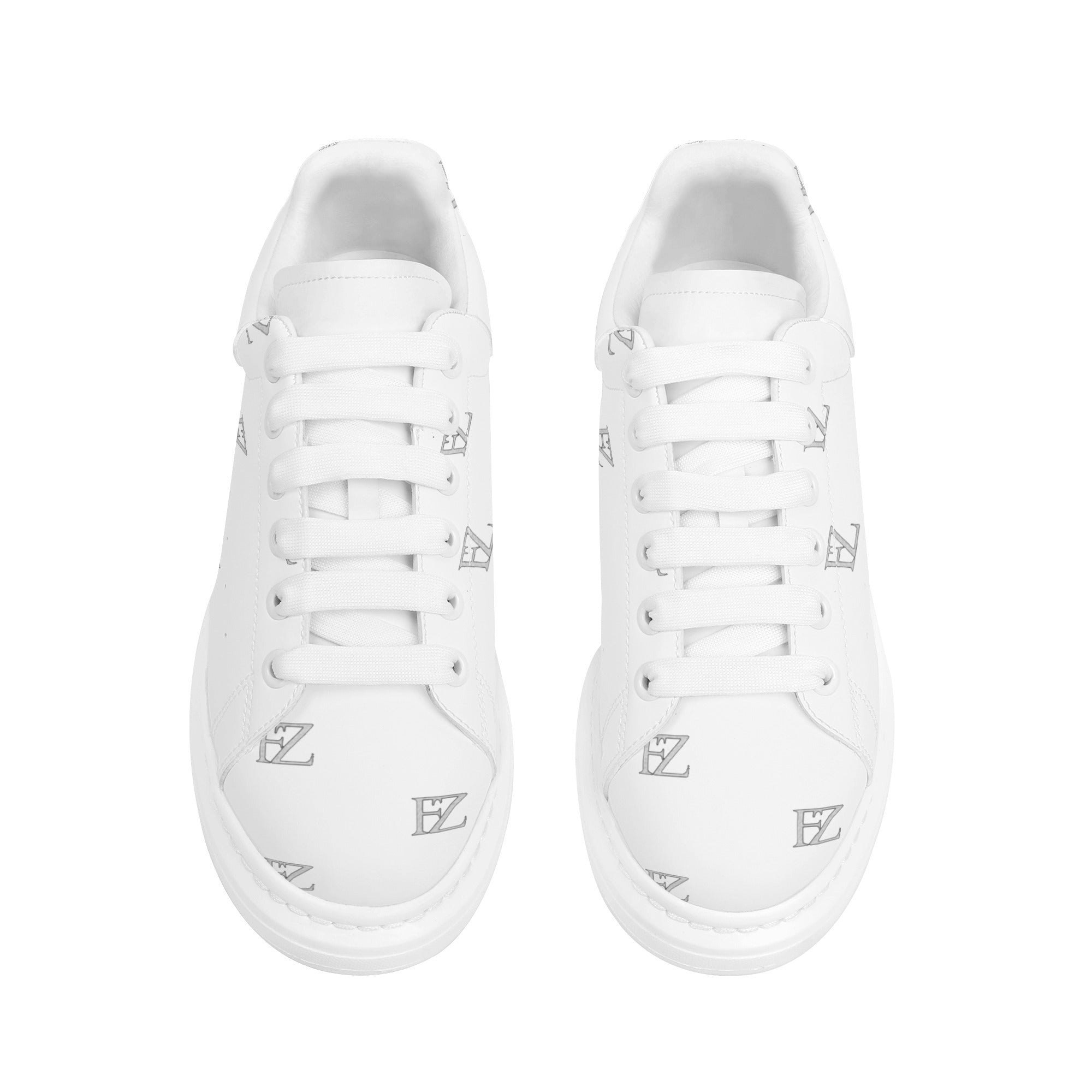 FZ Men's White Tongue Chunky Shoes - FZwear